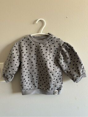 H&M black animal print sweater